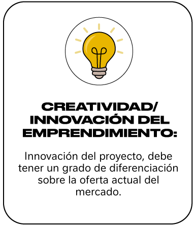 Creatividad / Innovación del emprendimiento